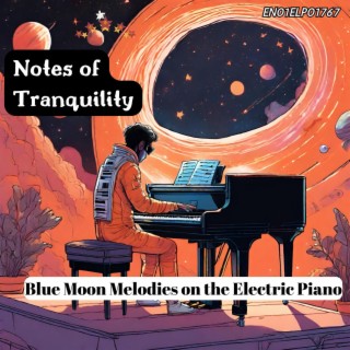 Notes of Tranquility: Blue Moon Melodies on the Electric Piano