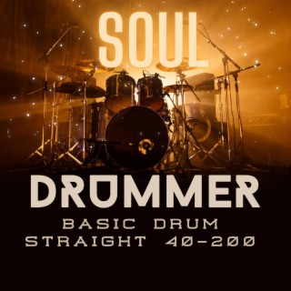 Basic Drum Beats Staright 40-200BPM Play Along