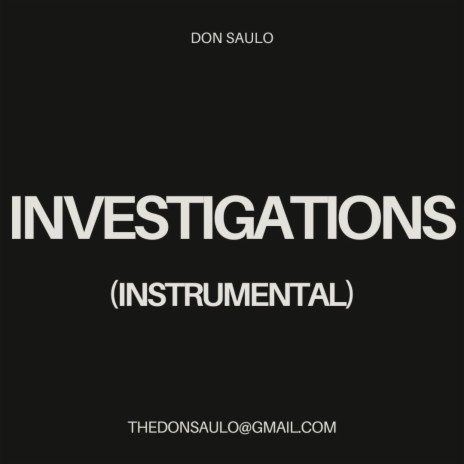 Investigations (Instrumental) | Boomplay Music