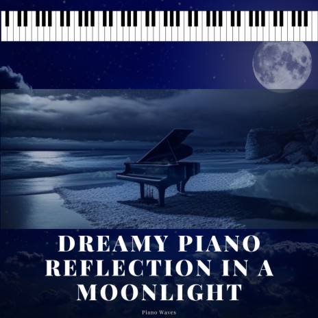 Calm Piano - When the Moon Goes Up, Waves Sound