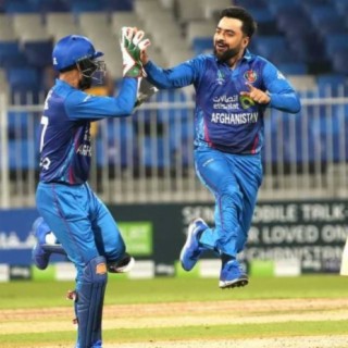 Rashid Khan showcases his all-round brilliance as Afghanistan level the T20 Series with Ireland at Sharjah.
