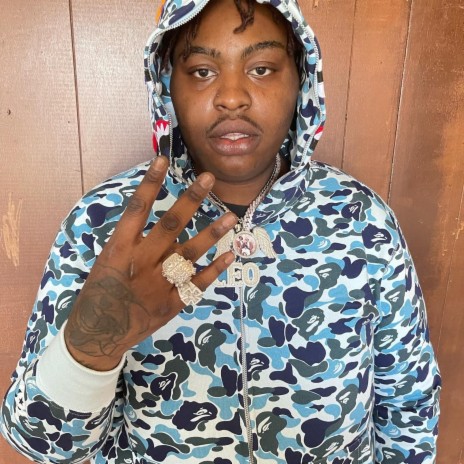 Juice Wrld Bape Armed & Dangerous Blue Hoodie