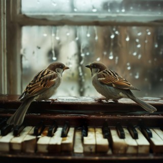 birds on the piano more rain to relax