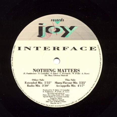 Nothing Matters (Radio Mix) | Boomplay Music