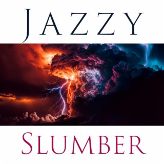Jazzy Slumber: Calm Piano Music with Light Rain and Thunderstorms for Sleep, Relax, Study, Meditation