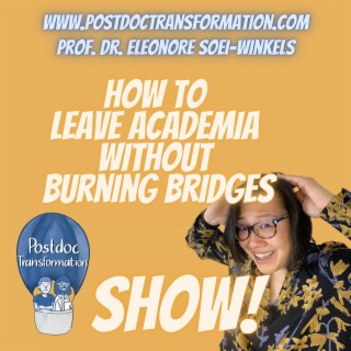 How to leave academia without burning bridges
