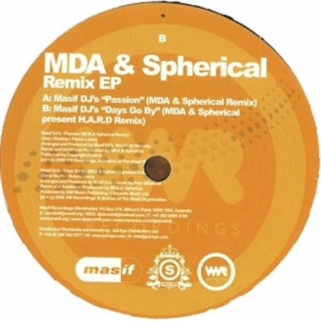 Days Go By (Steve Hill, MDA & Spherical Mix) | Boomplay Music