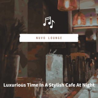 Luxurious Time In A Stylish Cafe At Night