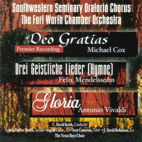 Drei Geistliche Lieder (Hymne): III. Lord, we trust in thy great goodness ft. Fort Worth Chamber Orchestra | Boomplay Music