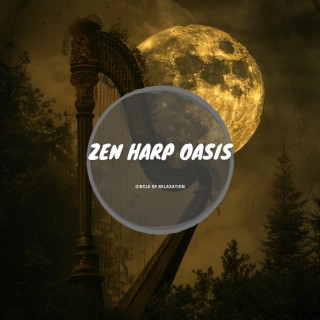 Zen Harp Oasis: 432 Hz Refuge of Rhythms
