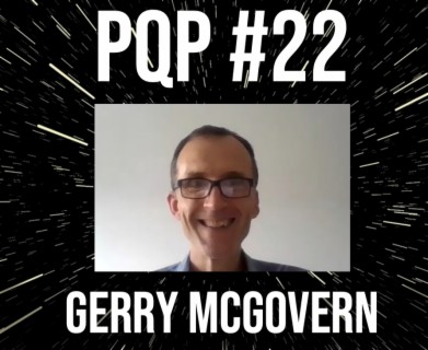 Episode 22: Gerry McGovern on Top Tasks, part 1