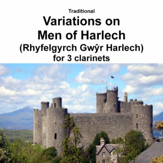 Variations on Men of Harlech for clarinet trio