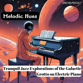 Melodic Hues: Tranquil Jazz Explorations of the Galactic Grotto on Electric Piano