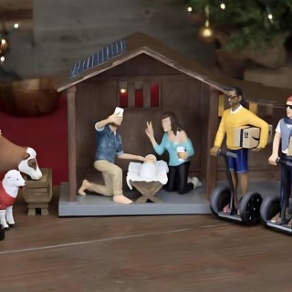 Another Plastic Nativity Scene