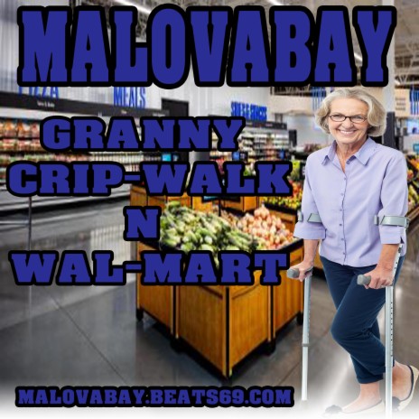 Granny Crip-Walk N Wal-Mart