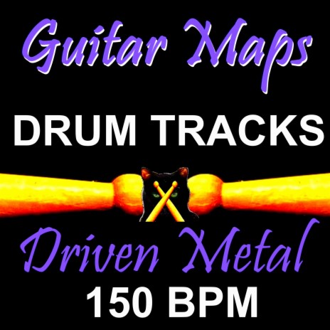 Driven Metal 150 BPM Drum Track for Bass Guitar