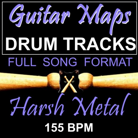 Harsh Metal 155 BPM Drum Track