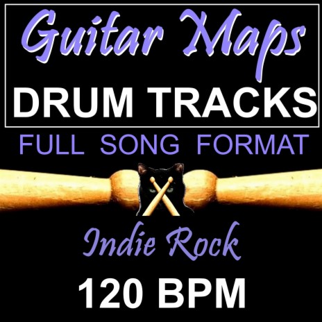 Indie Rock 120 BPM Drum Track for Bass Guitar