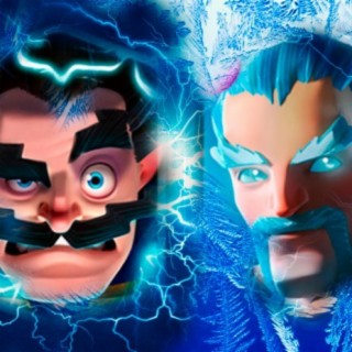 Mago Electrico Vs Mago de Hielo Clash Royale