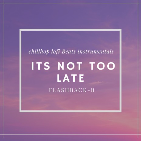 Its Not Too Late | Boomplay Music