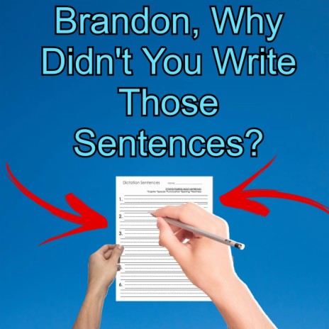 Brandon, Why Didn't You Write Those Sentences? | Boomplay Music