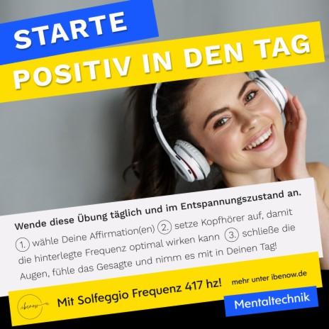 positive Affirmationen Lebensfreude und Ausstrahlung (417 hz Solfeggio Frequenz) | Boomplay Music