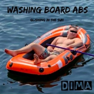 Washing Board Abs Glisning In The Sun