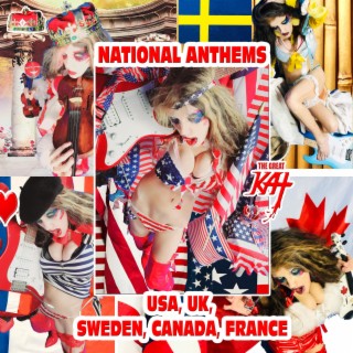National Anthems USA, UK, Sweden, Canada, France