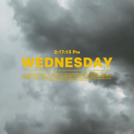 Wednesday 3rd | Boomplay Music