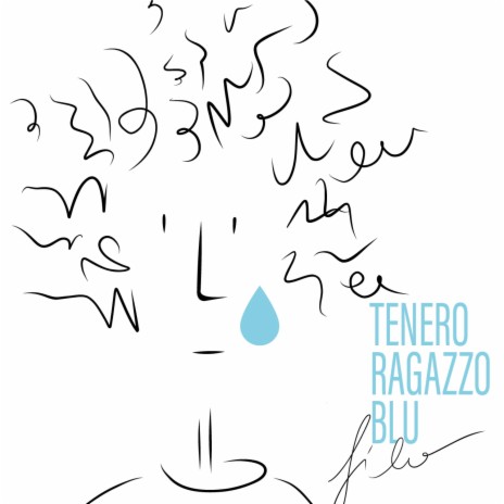 Tenero ragazzo blu