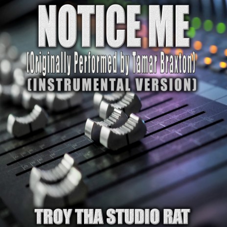 Notice Me (Originally Performed by Tamar Braxton) (Instrumental Version)