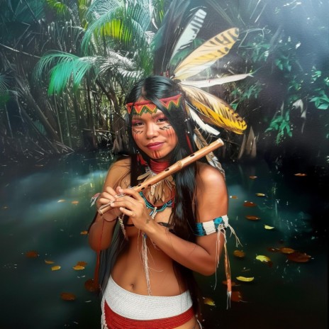 Dança das Estrelas: Melodias da Flauta Indígena sob o Manto Celestial da Amazônia