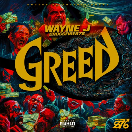 Greed ft. Crossfire876 | Boomplay Music
