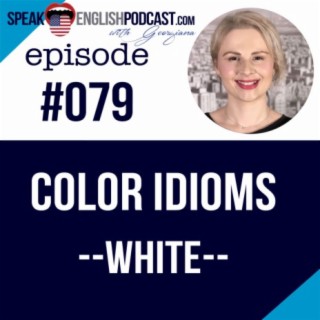 #079 Color idioms expressions in English (white)