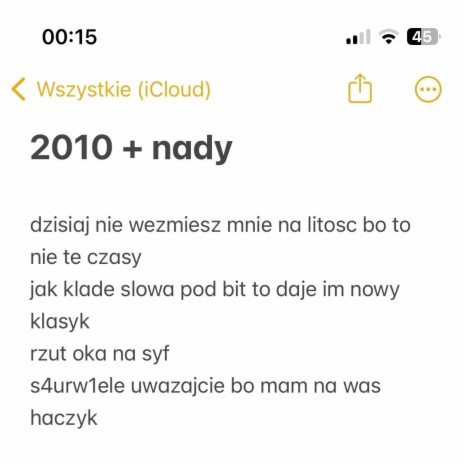 2010 ft. nady | Boomplay Music