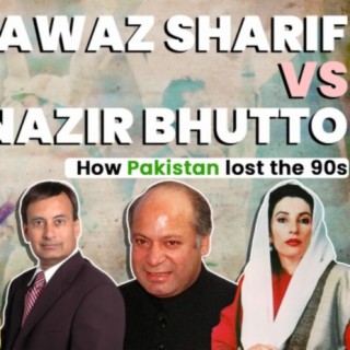 Nawaz Sharif vs Benazir Bhutto - The Lost Decade - Between Mosque and Military by Hussain Haqqani