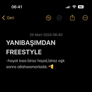 yanıbaşımdan freestyle