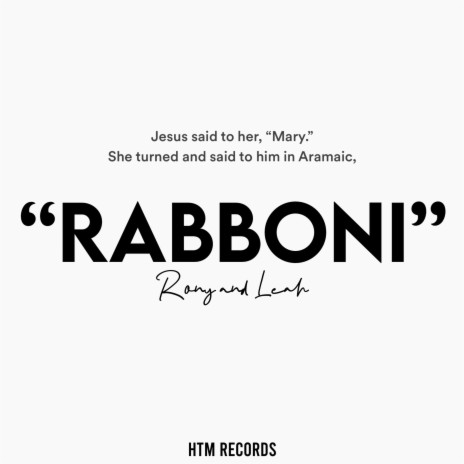 Rabboni ft. Leah Anne Philip