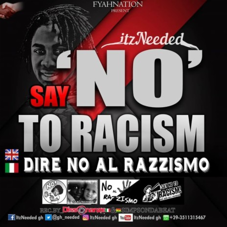 itzNeeded say no to racism