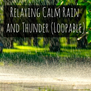 Relaxing Calm Rain and Thunder (Loopable)