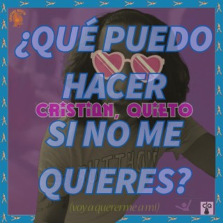 ¿Y qué puedo hacer si no me quieres? Voy a quererme a mi.