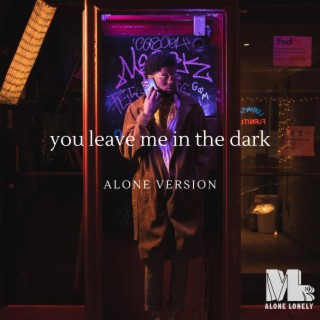 you leave me in the dark (alone version) lyrics | Boomplay Music