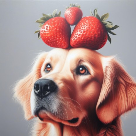 Strawberry on the Dog