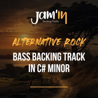 Alternative Rock Bass Backing Track in C# Minor