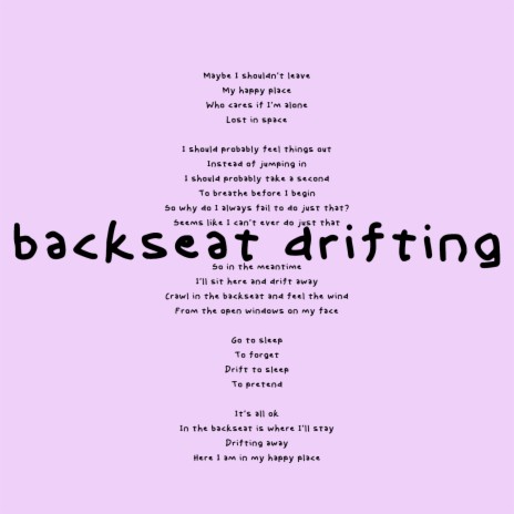 backseat drifting