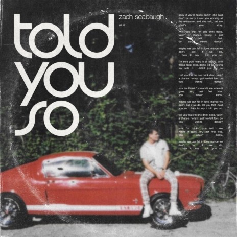 Told You So | Boomplay Music