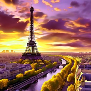 Paris At Sunset