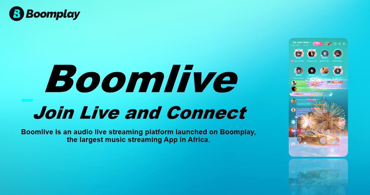 BOOMLIVE IS THE FIRST LIVE AUDIO STREAM FUNCTION OF A DSP