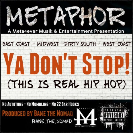 Ya Don't Stop! (This Is Real Hip Hop) | Boomplay Music