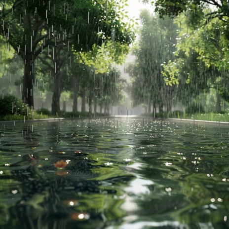 Serene Rain for Mindful Relaxation ft. Deep Sleep Rain & Thunder & Wind Speaks